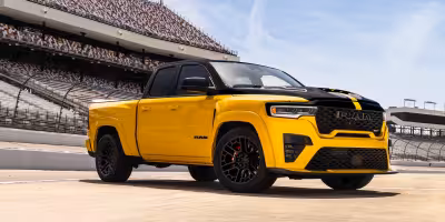 Travis Pastrana and the Rumble Bee: Ram's 395–777 hp V-8 Muscle Trucks