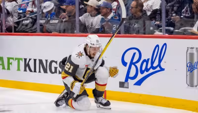 Brett Howden keeps rolling — one goal from tying an NHL postseason road mark