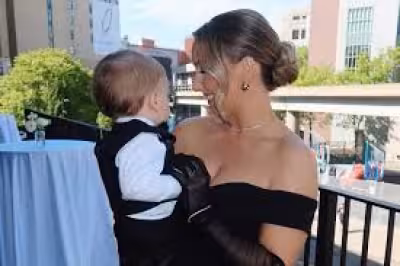 Hailie Jade posts photo of son Elliot in mini tux at wedding