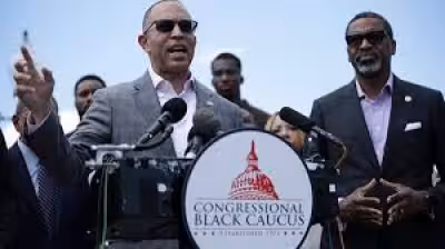 Jackie Robinson invoked as Hakeem Jeffries urges Black athletes to boycott SEC