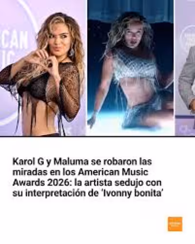 Maluma Turns Heads on the American Music Awards 2026 Blue Carpet in Hugo Boss Suit