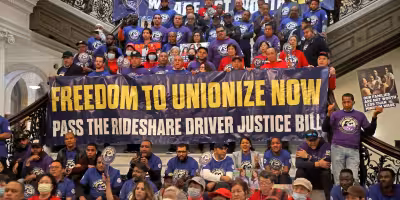 Uber Ride drivers certify first-in-nation union in Massachusetts; nearly 70,000 could join