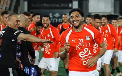 Egipto - Rusia: Salah joins camp but does not train as Egypt finish last session before friendly